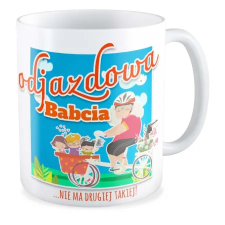 Kubek dla BABCI Odjazdowa Babcia